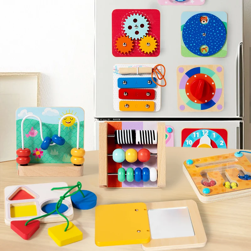 TinySkills – Creativo y educativo – Tablero magnético Montessori «Busy Board»