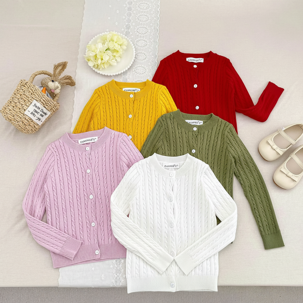 CozyBelle – Elegante y cálido: chaleco de punto con botones