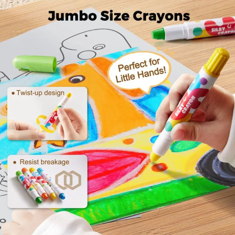 TinyArt – Educativo y seguro – Set de rotuladores lavables y solubles en agua