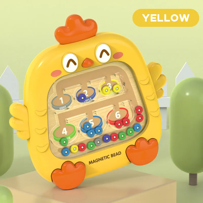 Color Number Maze – Ideal para llevar de viaje: laberinto magnético