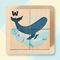 Thumbnail for WoodMind – Creativo y educativo: rompecabezas de madera con animales Montessori 6 en 1