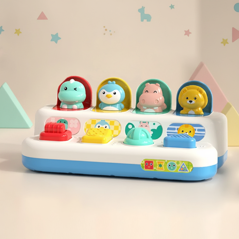 Pop Up Activity Toy – Descubrir y aprender: juguetes sensoriales para bebés