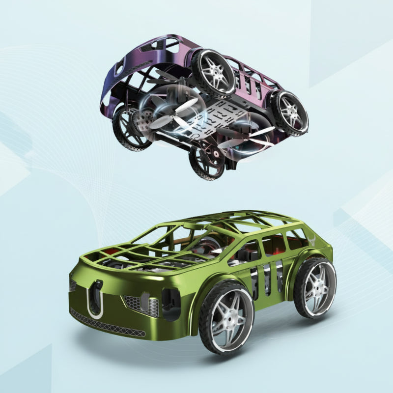 SkyDrive: innovador y espectacular, coche volador y dron RC 2 en 1 con luz LED.