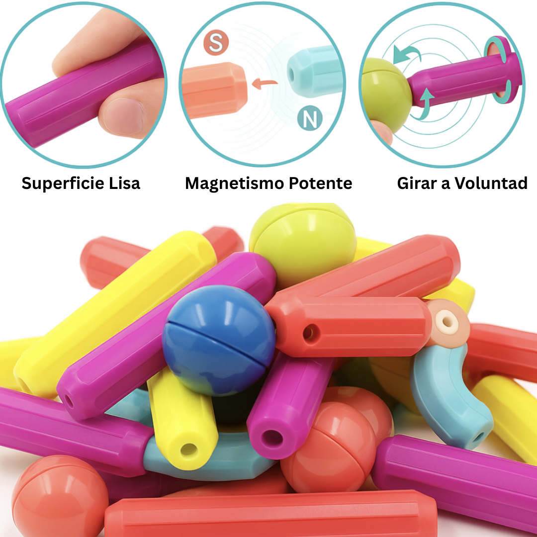 Magnet Toys™ | Develop creativity - Magnetic sticks