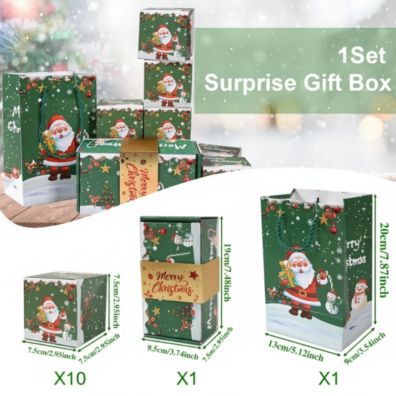 MerryPop – Mágico y sorprendente – Caja regalo de Navidad con dinero