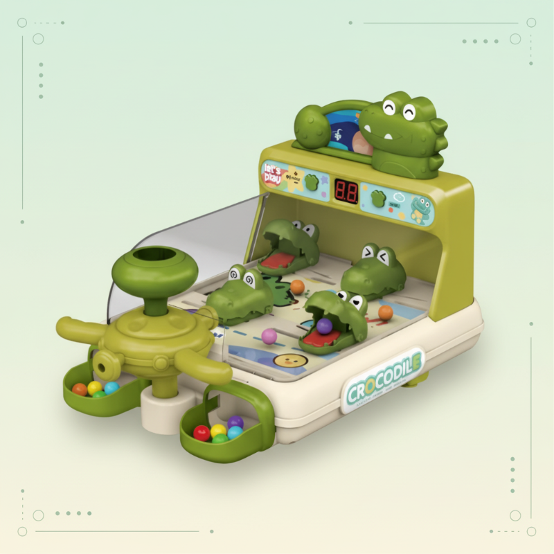 Crocodile Pinball Game – Interactivo y divertido: juego arcade «Cocodrilo»