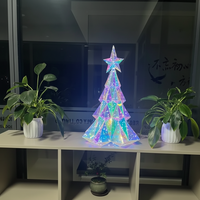 Thumbnail for CrystalGlow – Festivo y acogedor: árbol de Navidad decorativo con luces LED