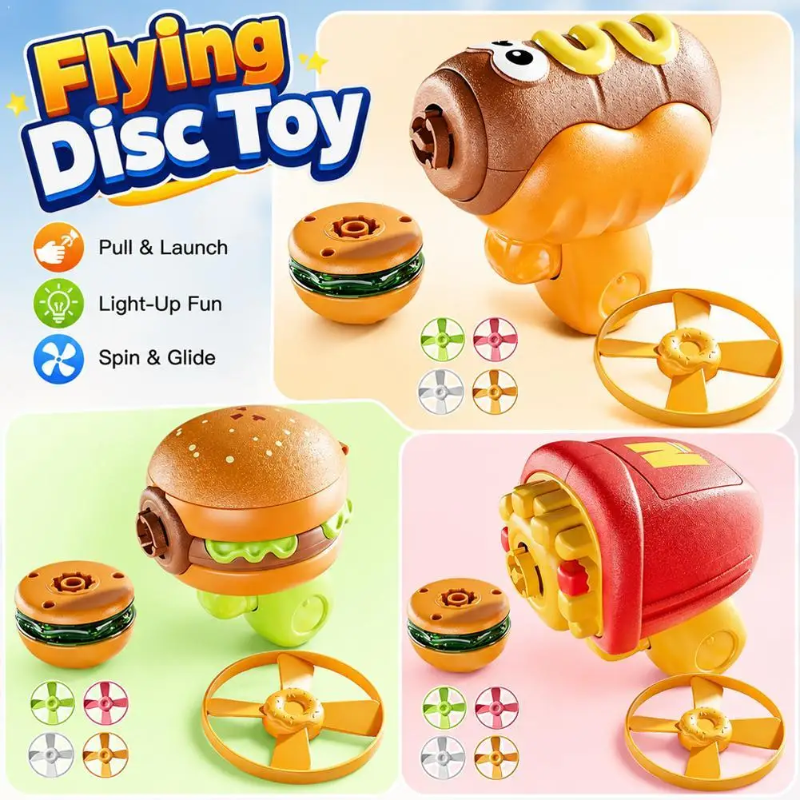 Flying Disk Toy – Creatividad y movimiento – Gyro Gun