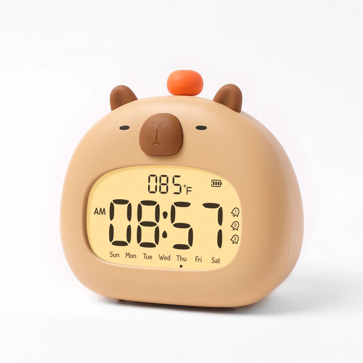 CappyClock – Bonito y multifuncional: despertador digital para niños con luz nocturna