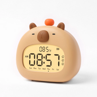 Thumbnail for CappyClock – Bonito y multifuncional: despertador digital para niños con luz nocturna