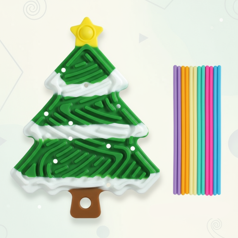 FidgetFrost – Divertido y suave – Tablero de actividades de silicona