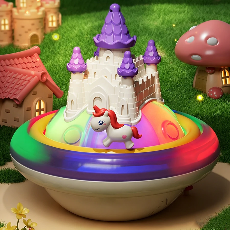 SpalshCastle – Mágico e interactivo – Juego de castillo flotante de unicornio