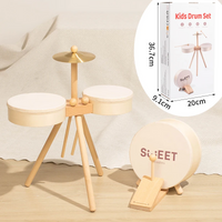 Thumbnail for Kids Wooden Drum Toy – Música y creatividad – Set de batería para jugar
