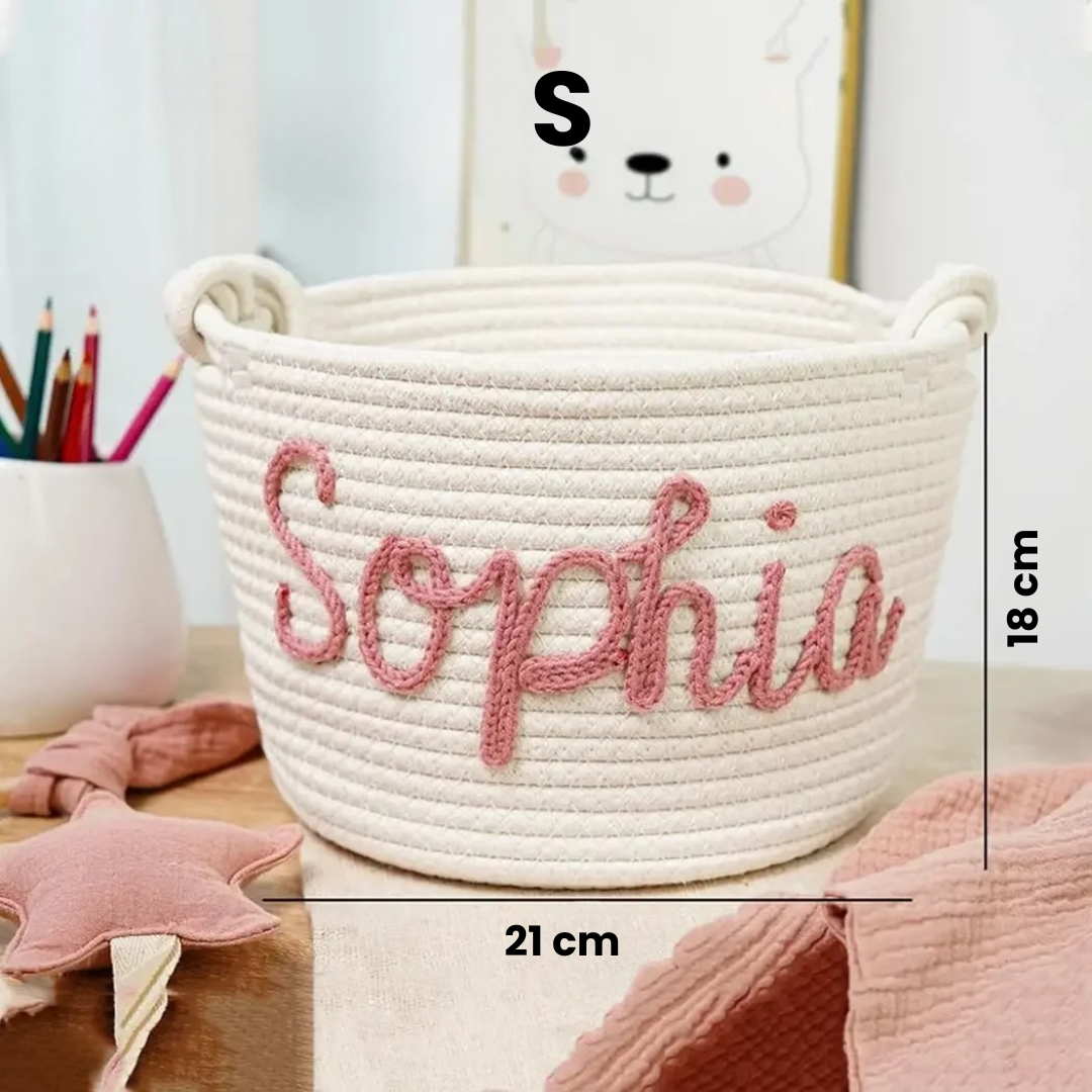 CuddleBasket – Bonito y personalizado: cesto para pañales personalizado