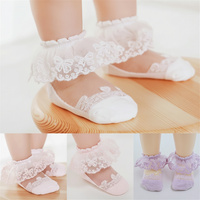 Thumbnail for BabyBliss – Cómodos y ligeros: calcetines de encaje para bebé