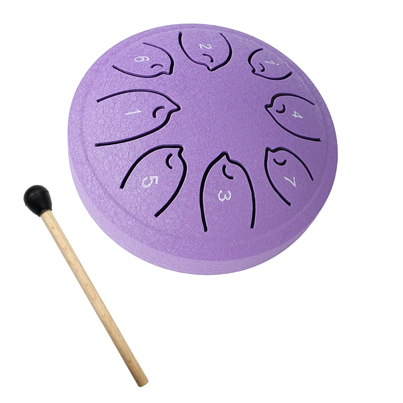 TinyHarmony – Compacto y musical – Tambor de lengüetas de 8 notas