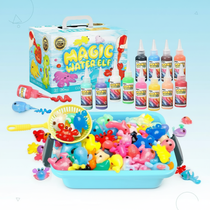 Magic Gel Water Beads – Creativo y sensorial – Set de juego «Formas de agua»