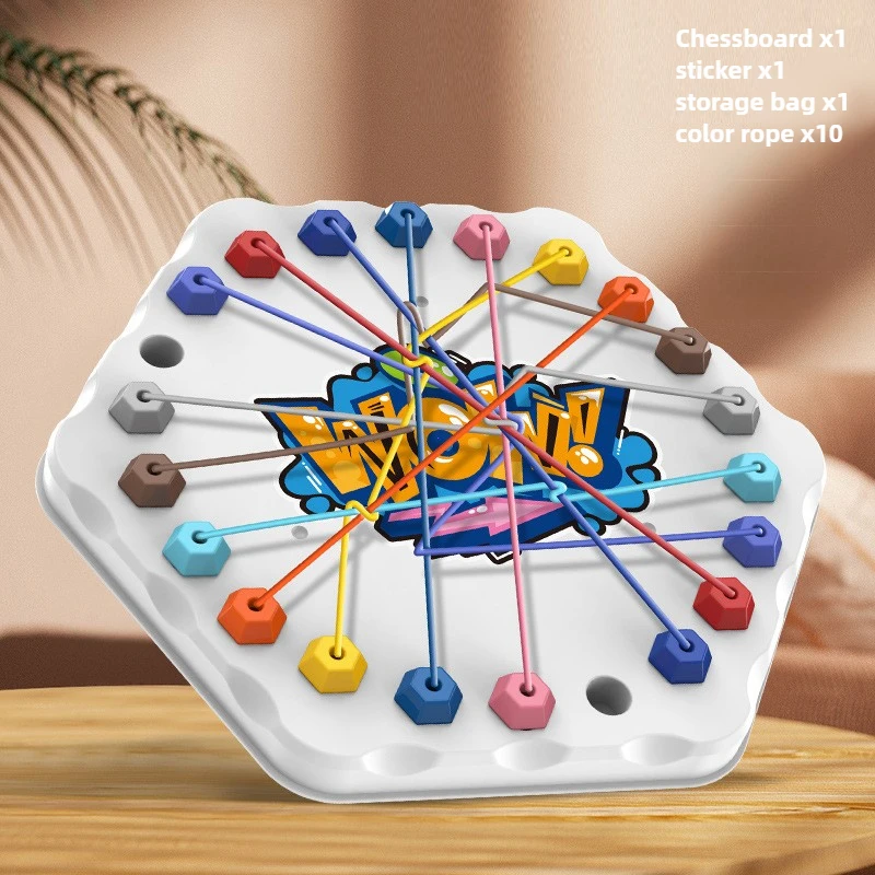 Color Rope Logic Game – Razonamiento e Interacción – Juego de mesa