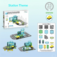 Thumbnail for Magnetic Road Blocks – Creativo y educativo – Kit de construcción «Caminos magnéticos»