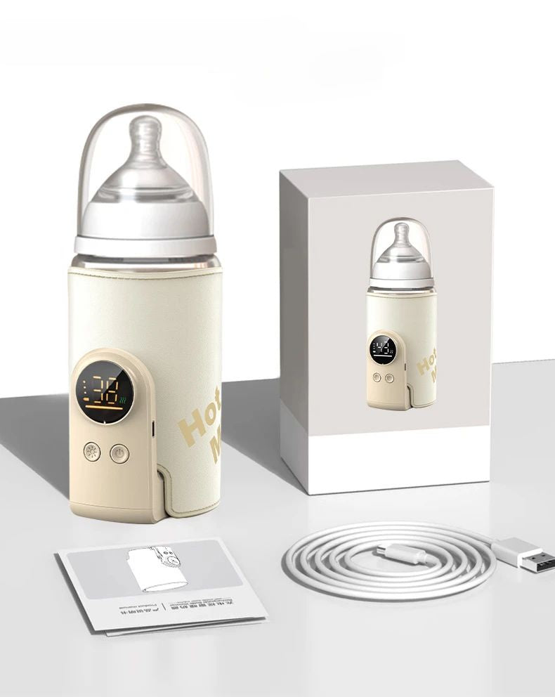 SmartBottle - Siempre caliente y preparado - Calentador de leche inalámbrico recargable