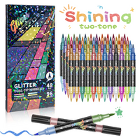 Thumbnail for ArtShine – Colorido y brillante – Set de rotuladores de doble cara con purpurina y efectos luminosos