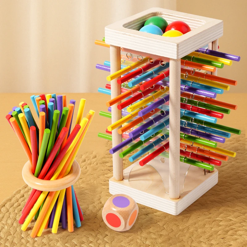 Wooden Stick Battle Game – Razonamiento e Interacción – Juego de mesa estratégico