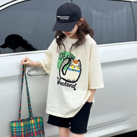 Thumbnail for FunPaws – Divertida y elegante: camiseta oversize con estampado de gatos