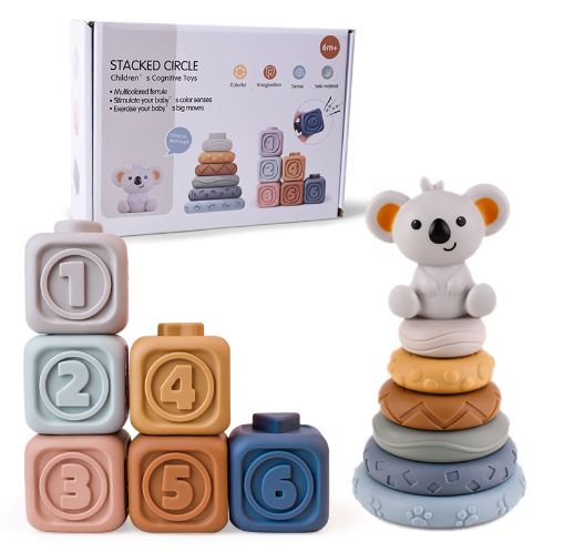 Koala Cubes™ - Torre apilable - Cubo para tu Bebé