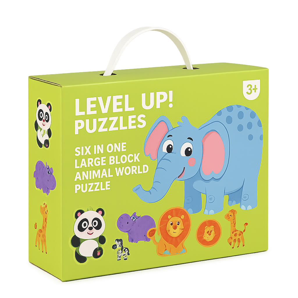 Woods™ - Motricidad fina y creatividad - Puzzle 6 en 1