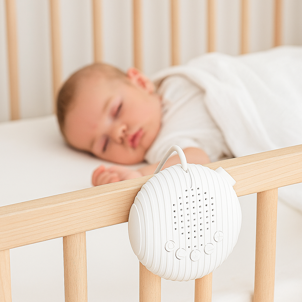 SleepEase – Tiempo de descanso y viaje - Máquina de sonido de ruido blanco para bebés