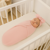 DreamNest – Tranquilidad y comodidad: lujoso pañuelo para envolver al bebé con gorrito