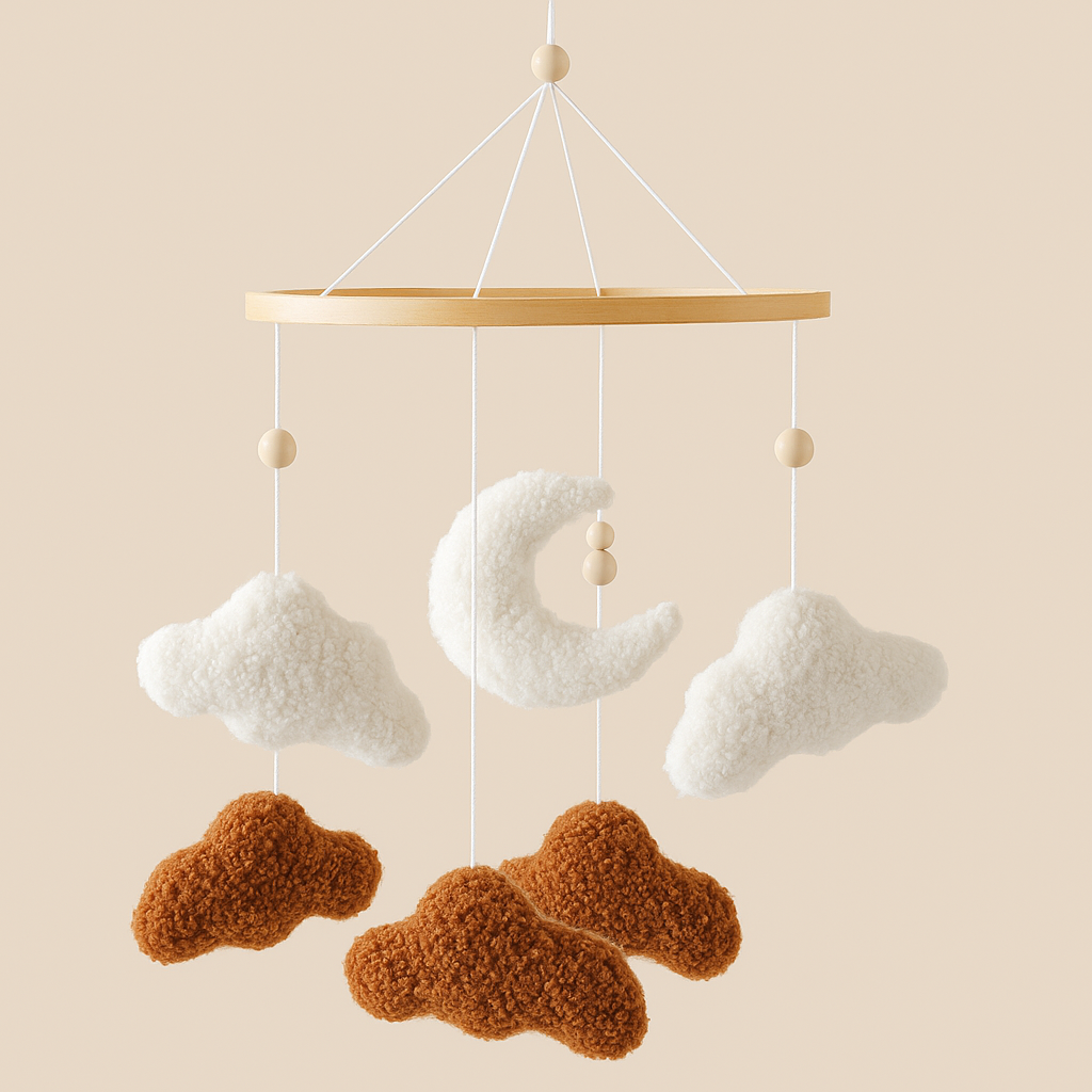 Nuvio – Tranquilidad y ambiente – Móvil para bebés con nubes