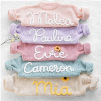 Thumbnail for TinyStitch – Jersey de punto personalizado con nombre para niños