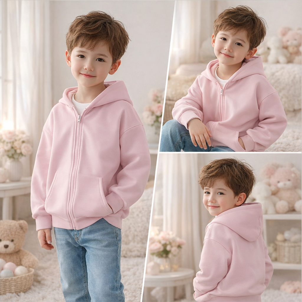 YoungStyle – Moderno y práctico – Sudadera con capucha para niños