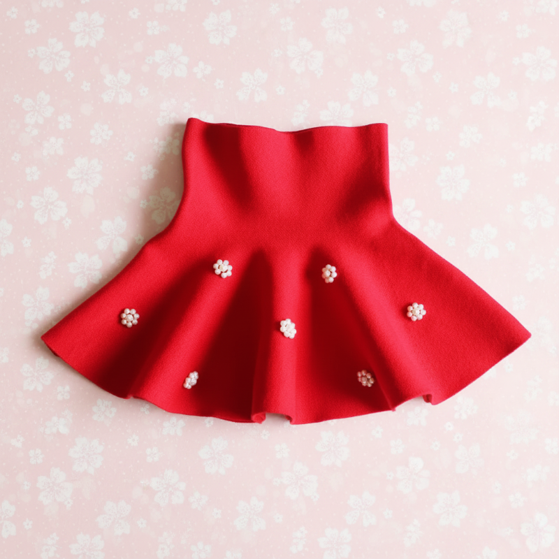 Girls Knitted Skirt – Comodidad y estilo – Falda infantil