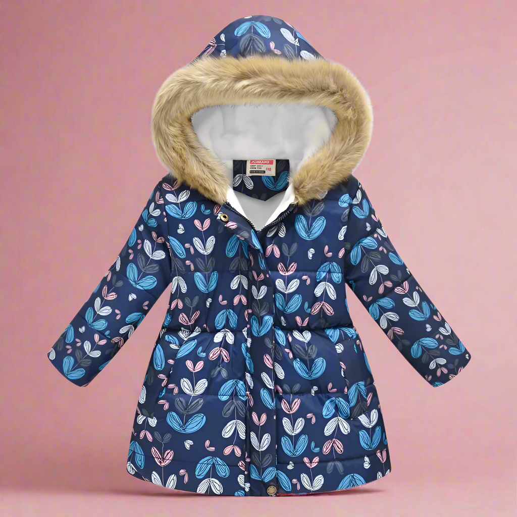 CozyTrend – Elegante y acogedor: abrigo acolchado de invierno para niñas