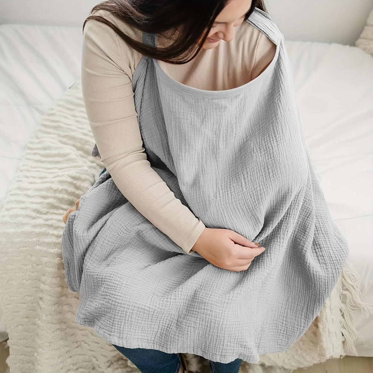 LunaCare – Transpirable y elegante: pañuelo de lactancia