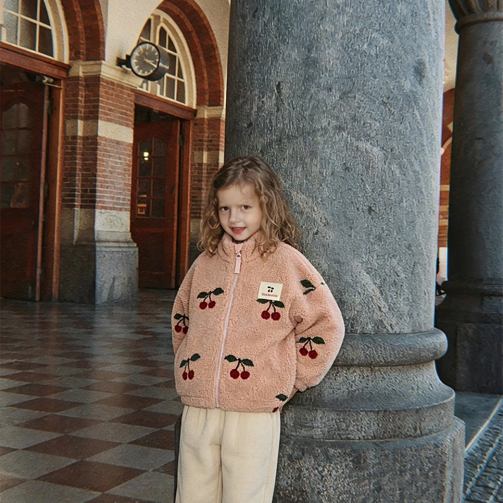 WarmHug – Cómoda y moderna: chaqueta de forro polar para niños con estampados divertidos