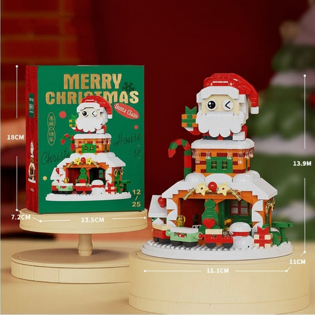 HolidayBlocks – Alegre y decorativo: mini bloques de construcción navideños