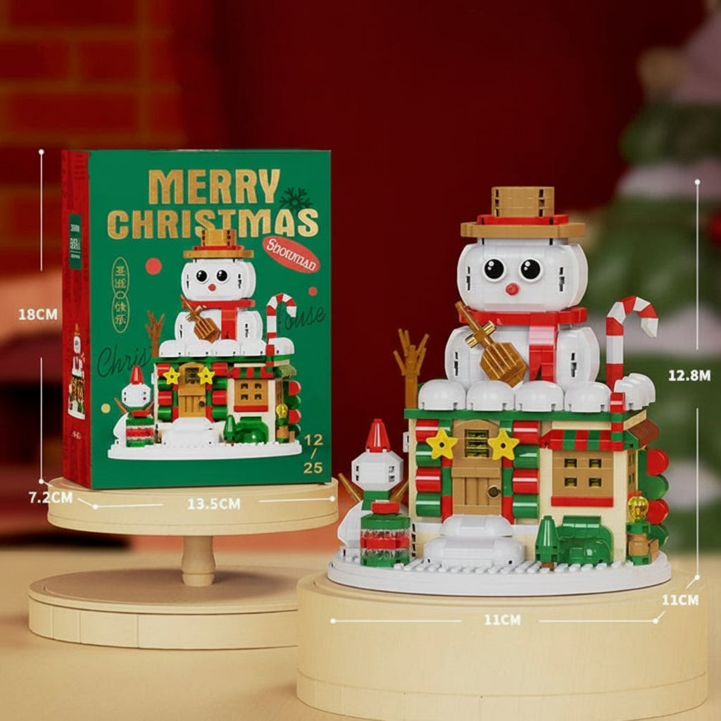 HolidayBlocks – Alegre y decorativo: mini bloques de construcción navideños