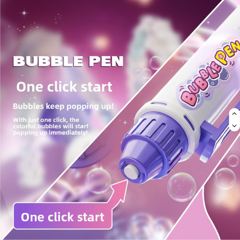 Fun Bubble Maker Pen – Lúdico y educativo – Bolígrafo de burbujas