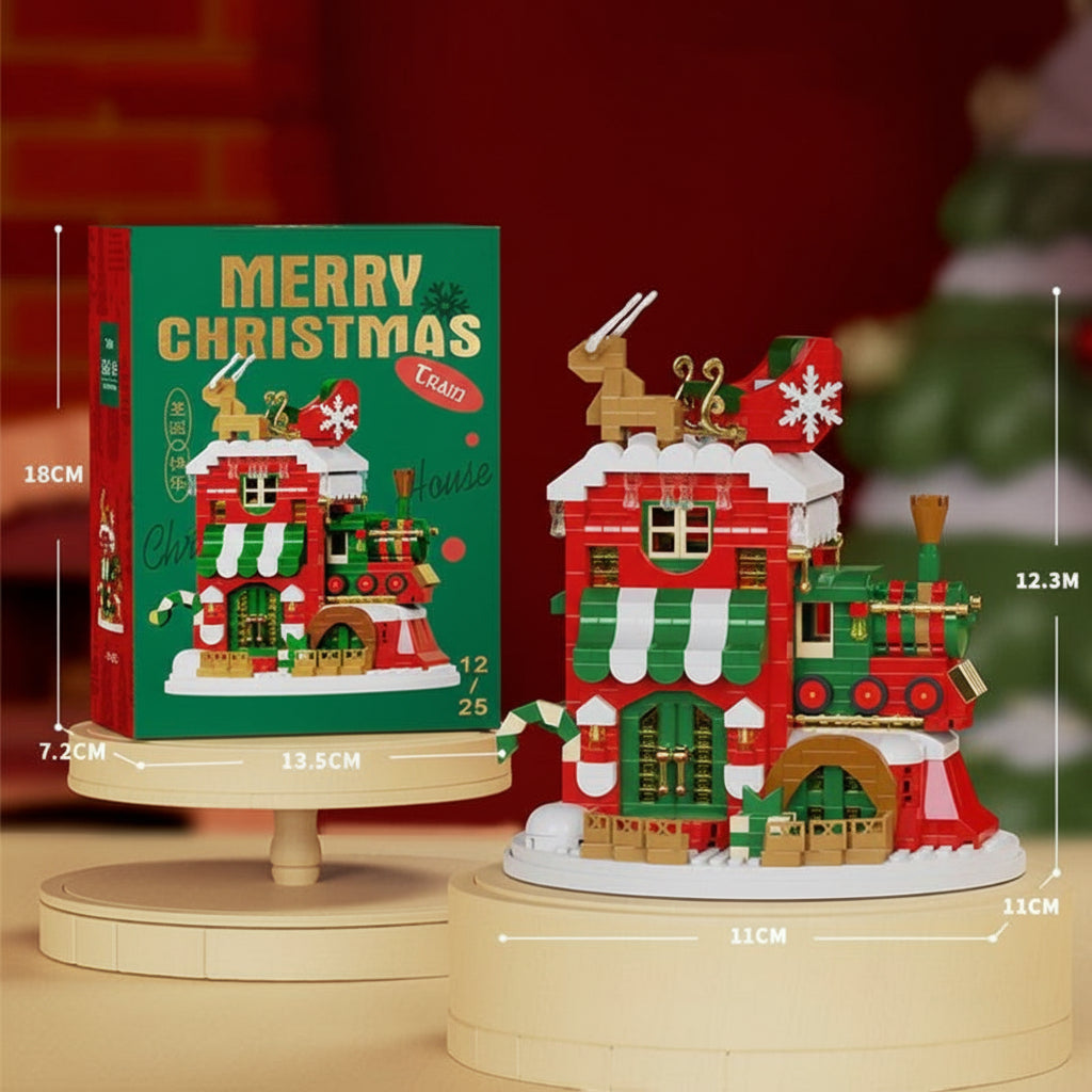 HolidayBlocks – Alegre y decorativo: mini bloques de construcción navideños