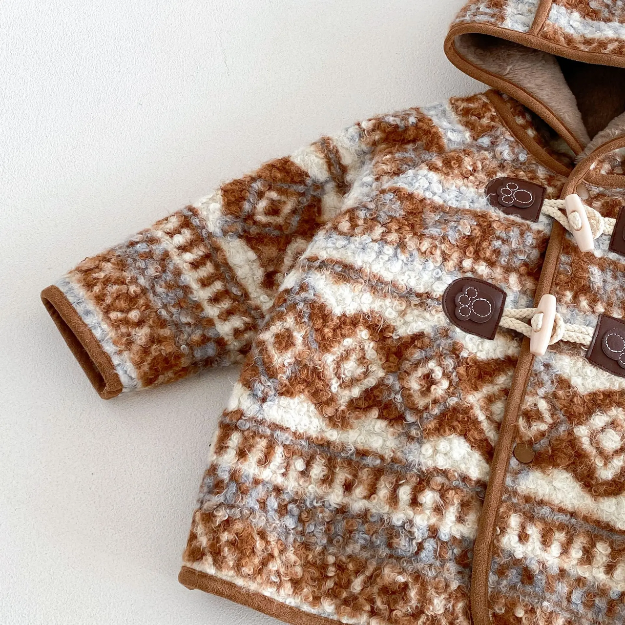 LittleWarm – Acogedor y elegante: abrigo de invierno con diseño Fair Isle