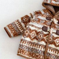 Thumbnail for LittleWarm – Acogedor y elegante: abrigo de invierno con diseño Fair Isle