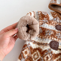 Thumbnail for LittleWarm – Acogedor y elegante: abrigo de invierno con diseño Fair Isle