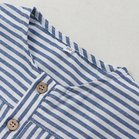 Thumbnail for LittleClassic – Elegante y cómoda: camisa de lino para niño con detalle de botones