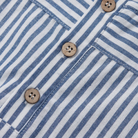 Thumbnail for LittleClassic – Elegante y cómoda: camisa de lino para niño con detalle de botones