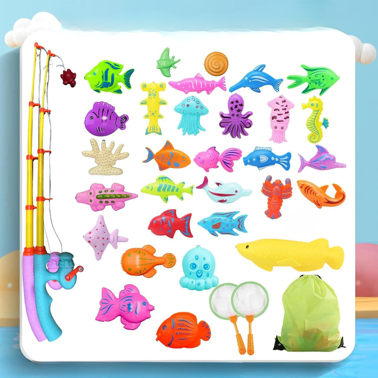 Fishing Game – Aprender y descubrir – Juego de pesca magnético