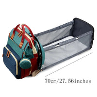 Thumbnail for TravelNest – Siempre un lugar para descansar: bolso cambiador 2 en 1 con cuna para bebés