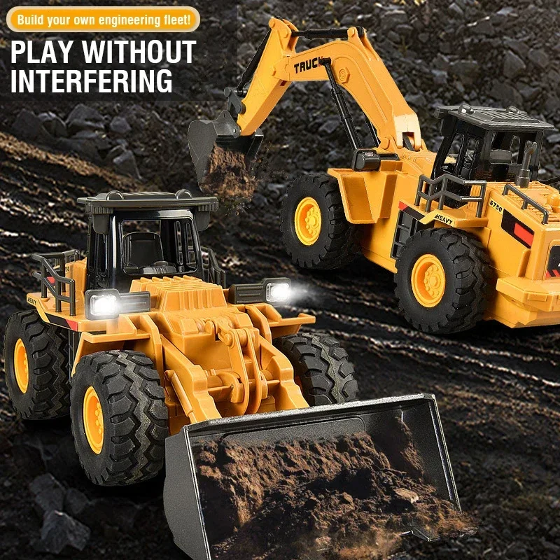 Power Machines – Realista y educativo – Vehículo de construcción con control remoto